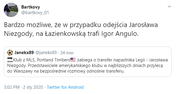 Niezgoda odejdzie? LEGIA W EKSTRAKLASIE MA JUŻ JEGO NASTĘPCĘ